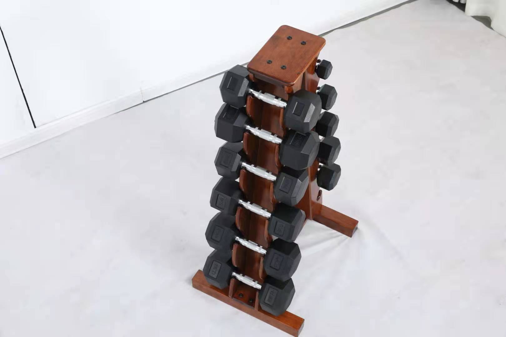 Hexagonal dumbbell frame