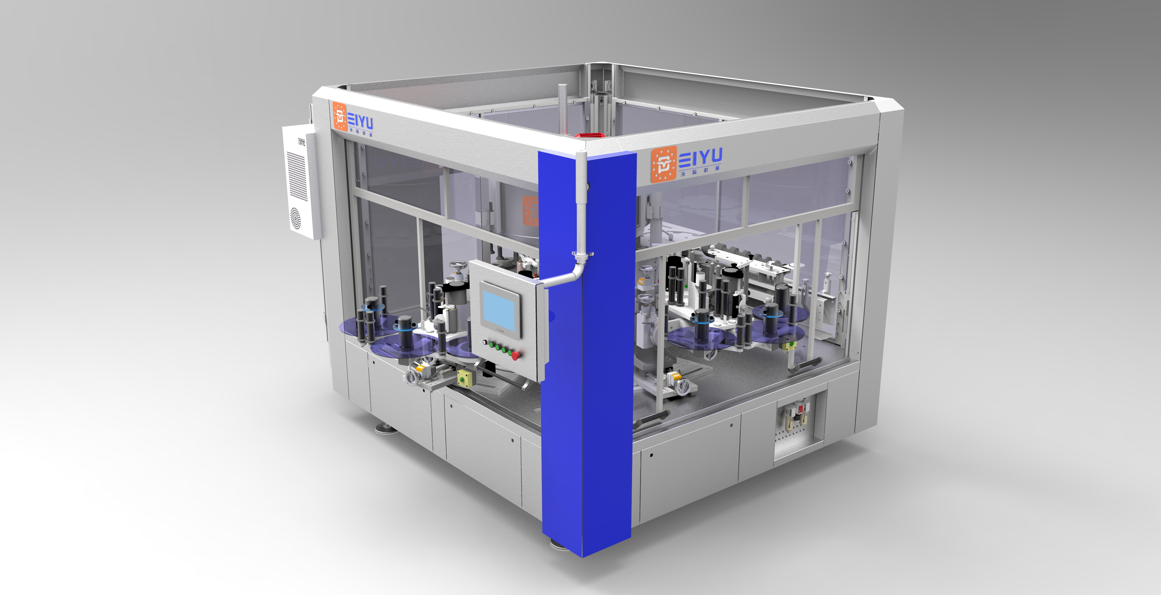 sticker labeling macihine