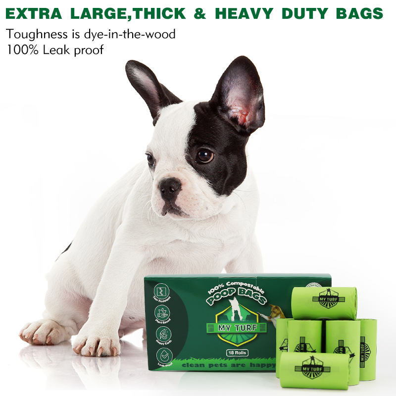 My Turf poop bags, 100% biodegradable poop bags,
