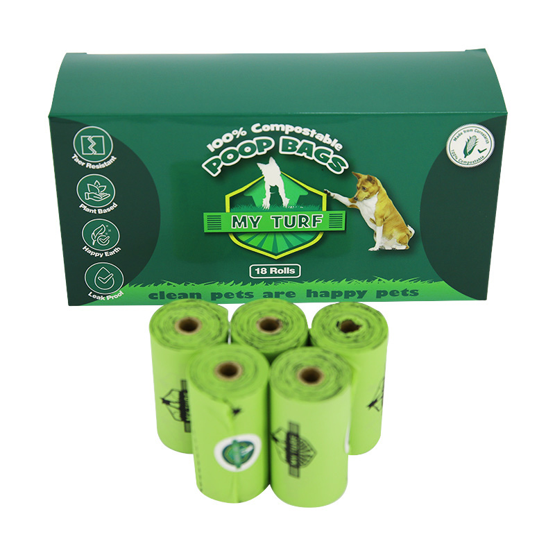 My Turf poop bags, 100% biodegradable poop bags,
