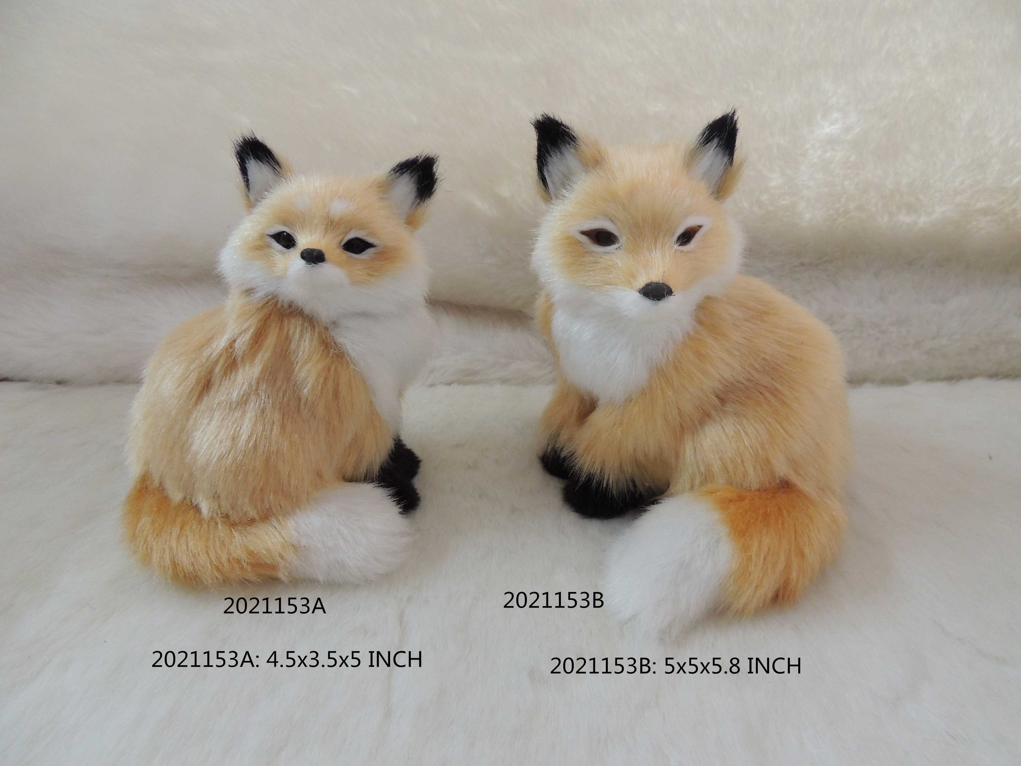 Set of 2 foxes