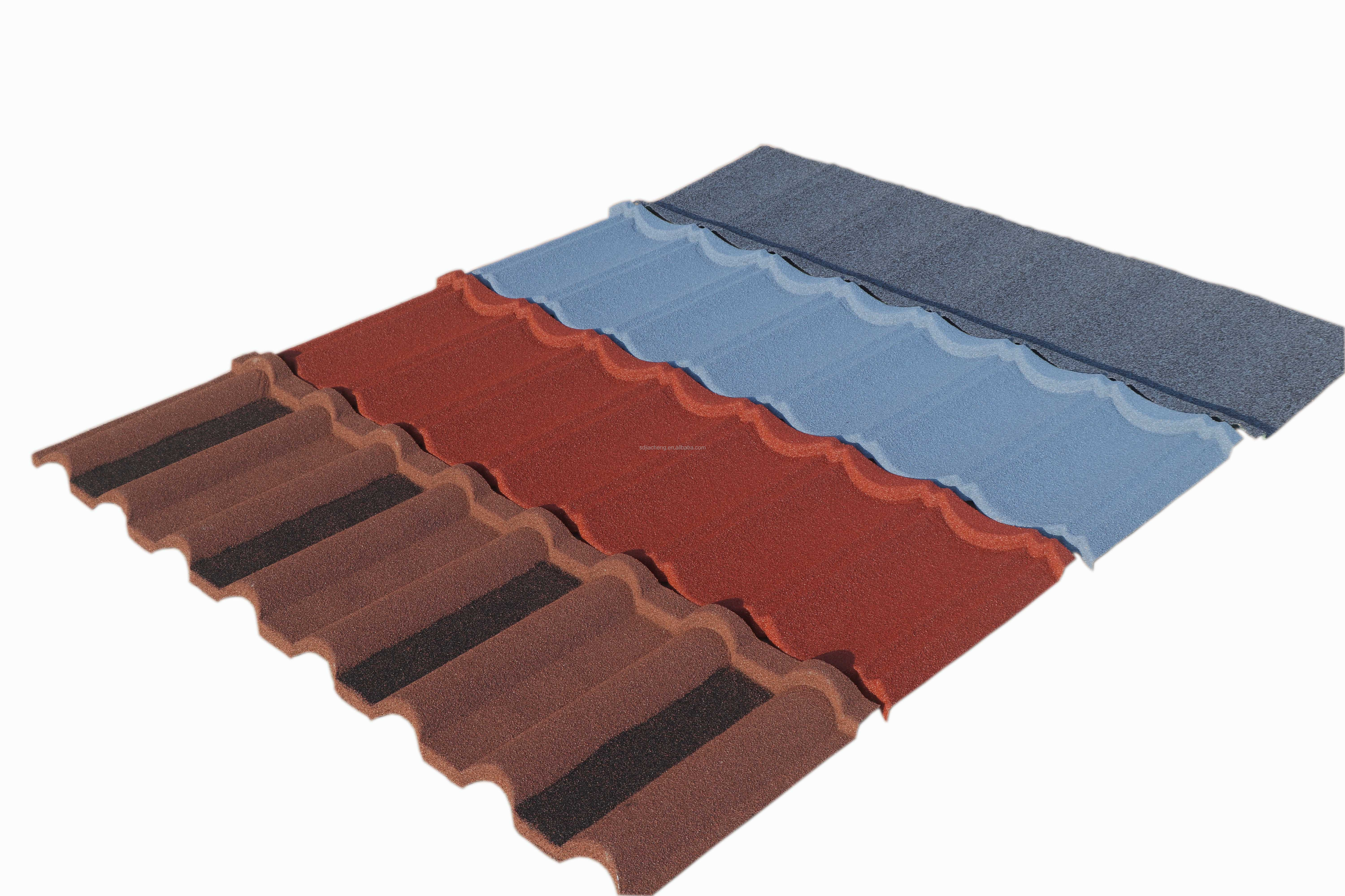 Jiacheng Stone coated metal roof tile milano tile