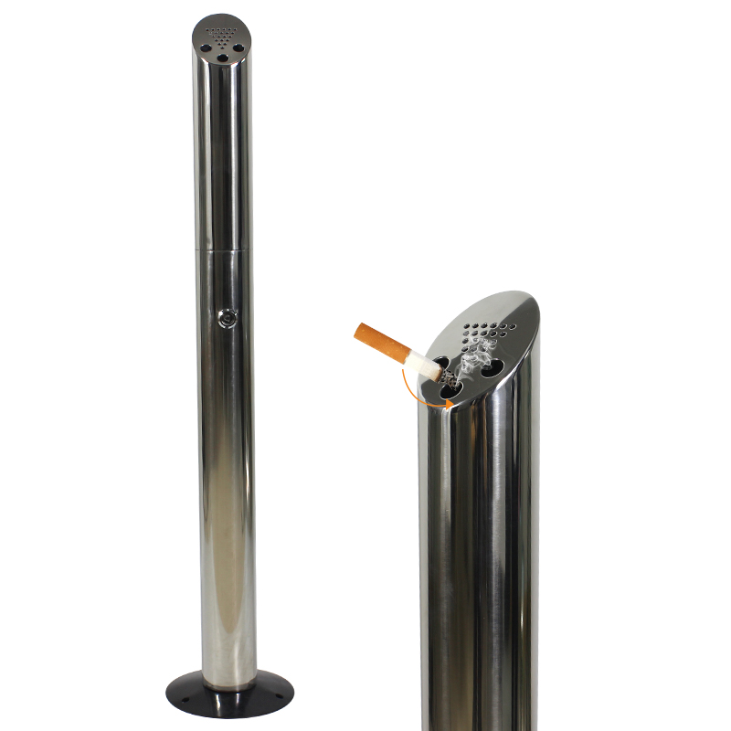 Hot sales creative outdoor cigarette butt bin floor standing ashtray