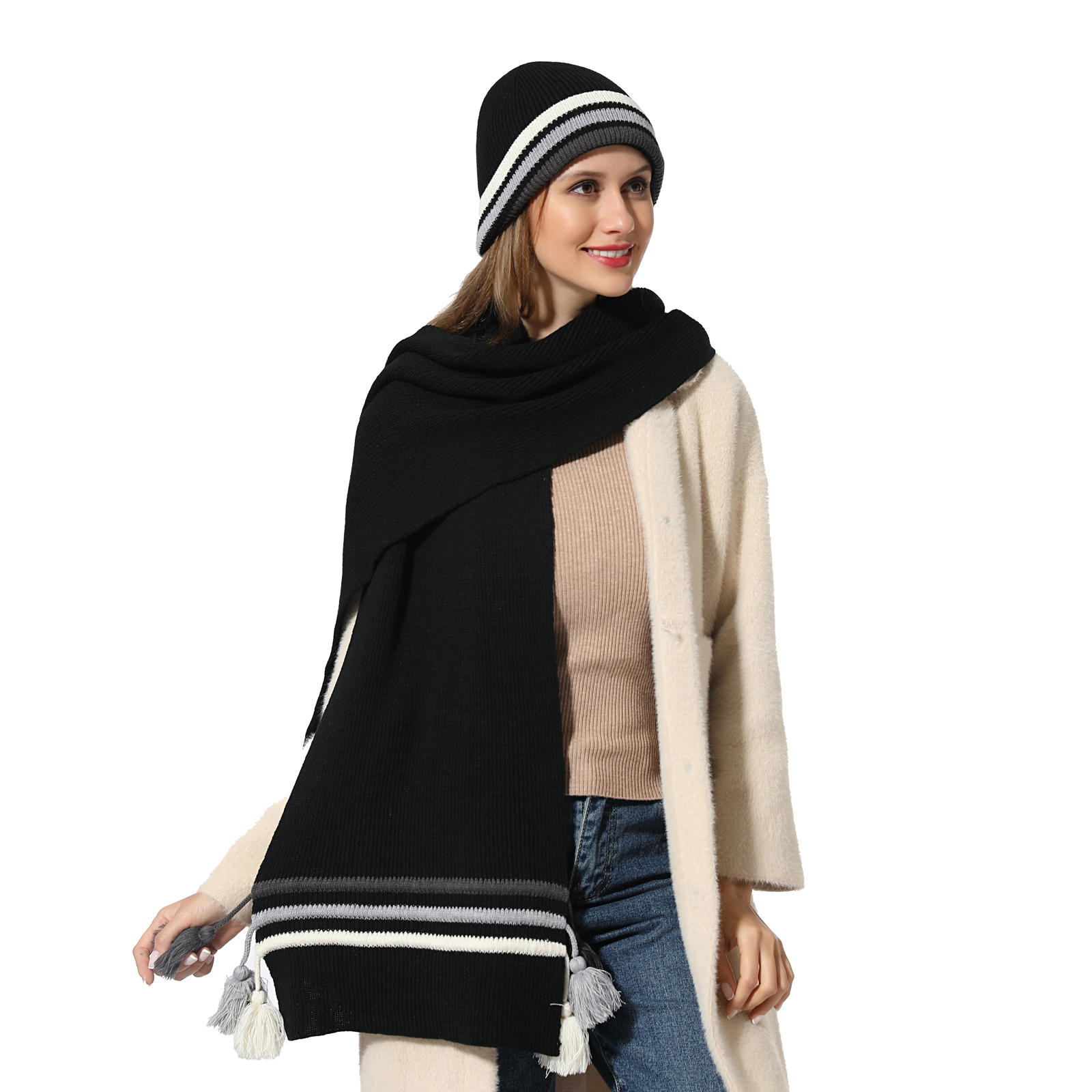 scarf beanie set