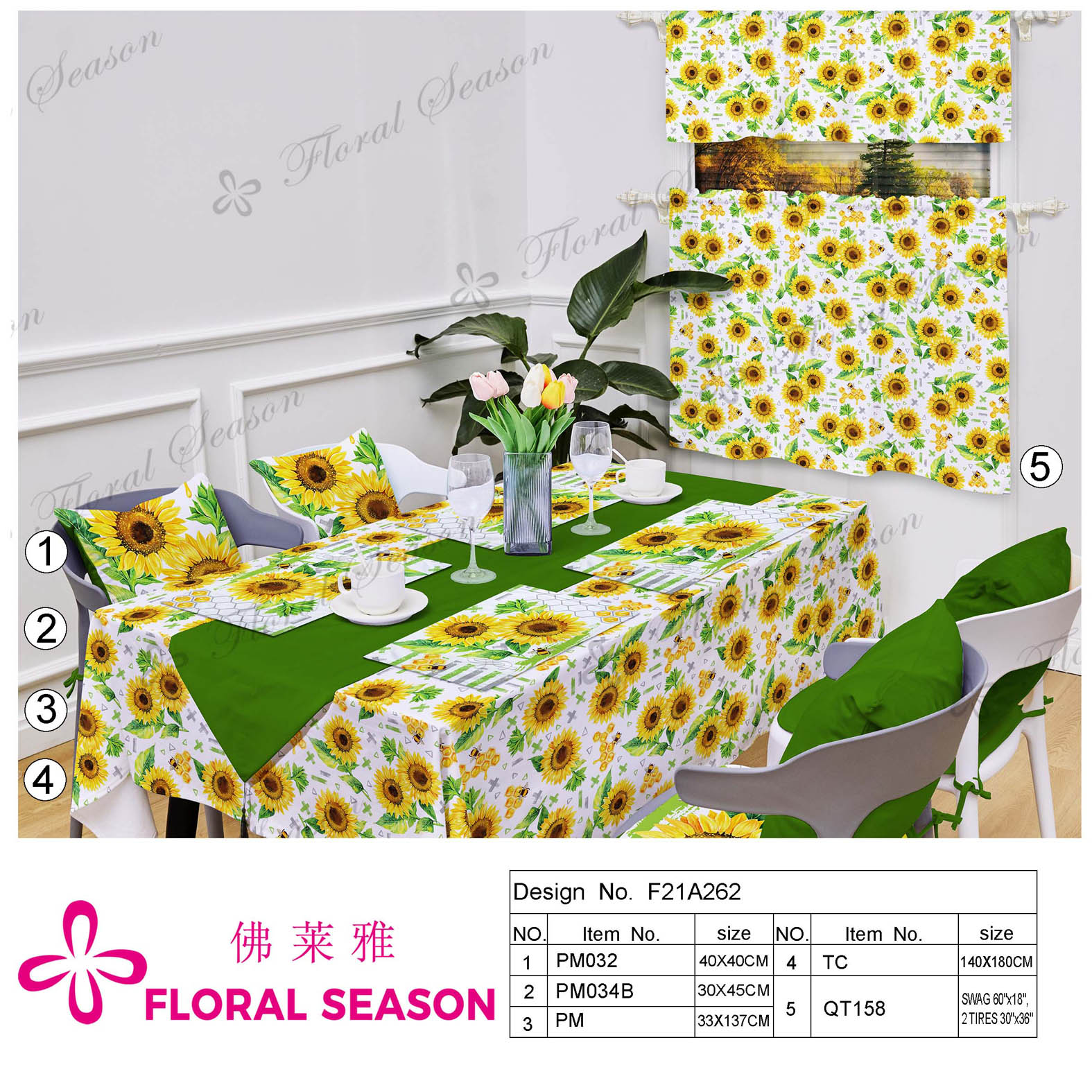 Curtains,kitchen Curtains,placemat,table Cloth,cushion,manufacturer,bsci&sedex