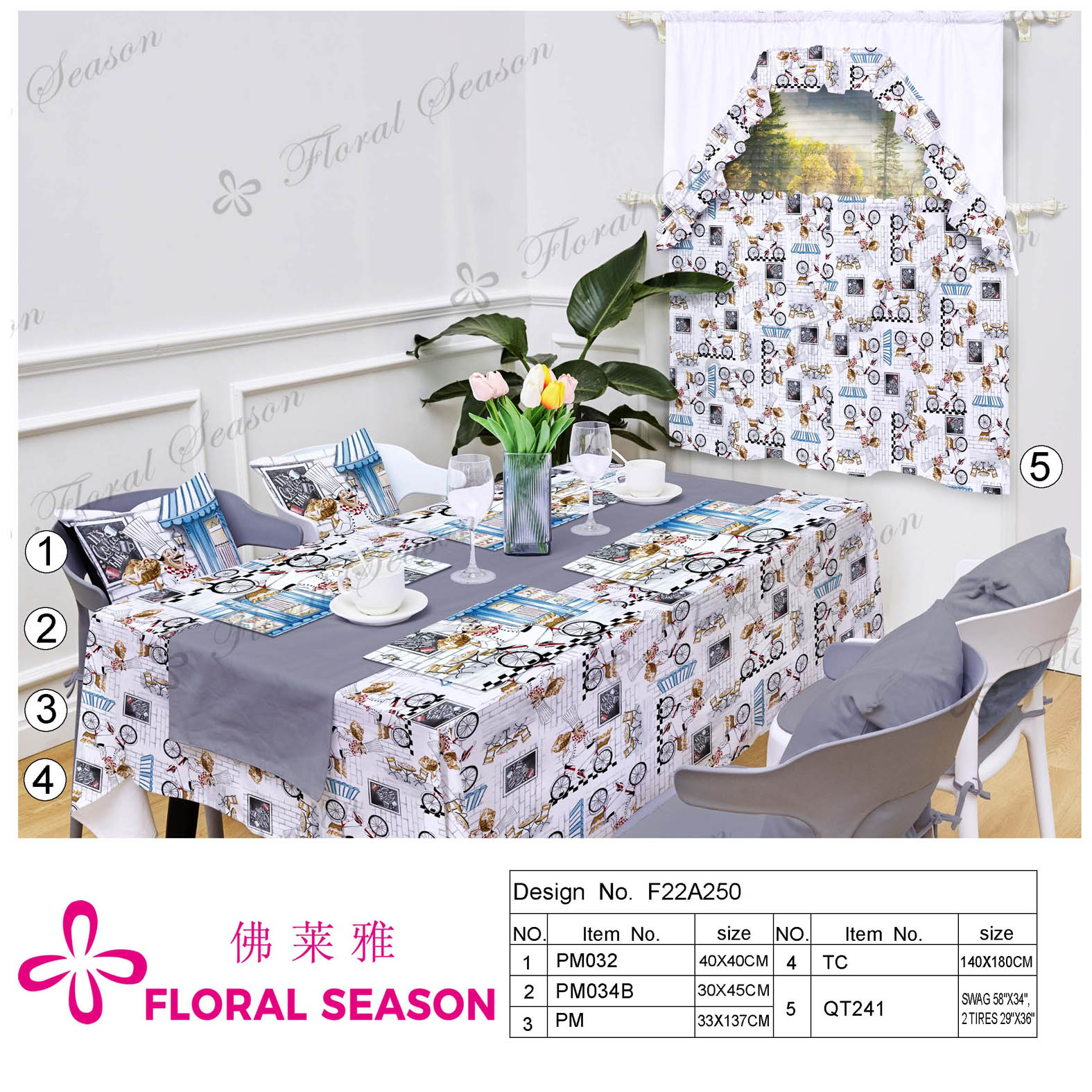 Curtains,kitchen Curtains,placemat,table Cloth,cushion,manufacturer,bsci&sedex