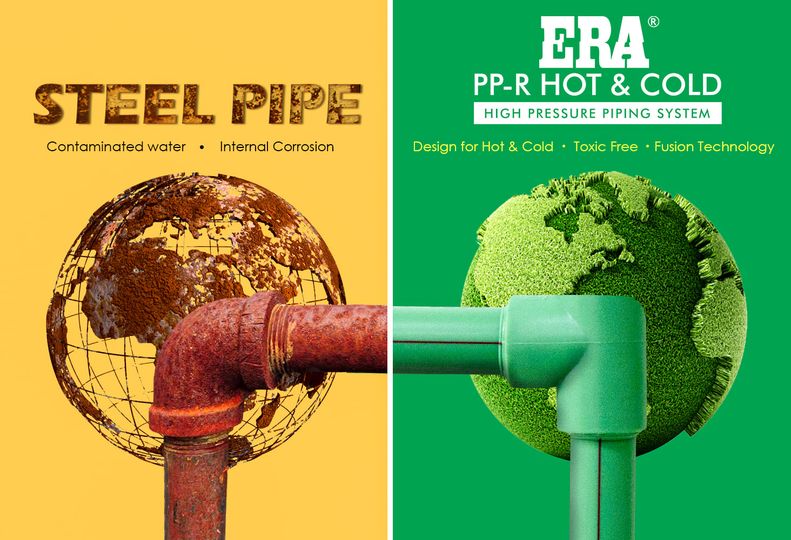 Ppr,ppr Pipe,ppr Pipe Fitting,era Cold And Hot Water Ppr Pipe Fitting