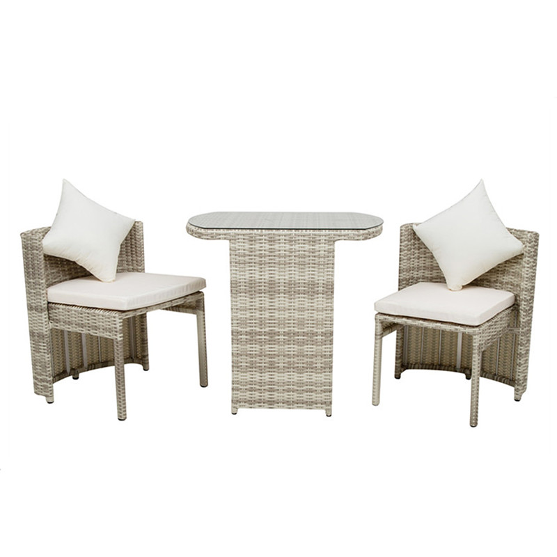 Rattan 3pcs Patio Chair Set