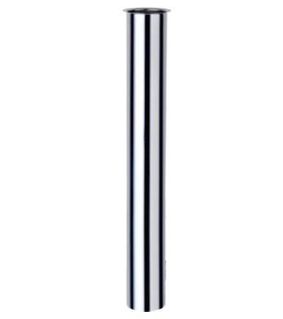 Pipe with flanged rim