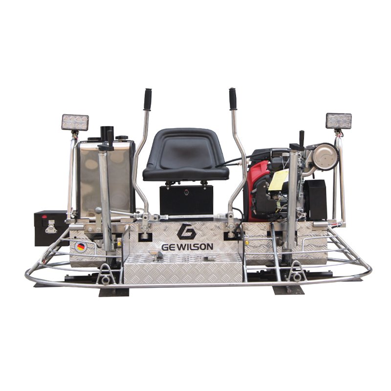 Ride on power trowel