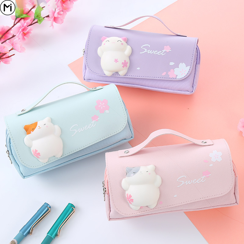 Cute decompress pencil case