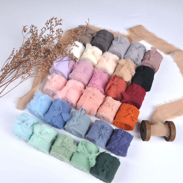 Frayed Edge Chiffo Ribbon