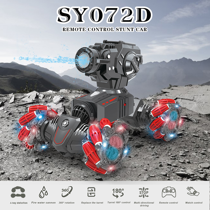 SY072D 1:14 Water cannon fires spray stunts twisting cars