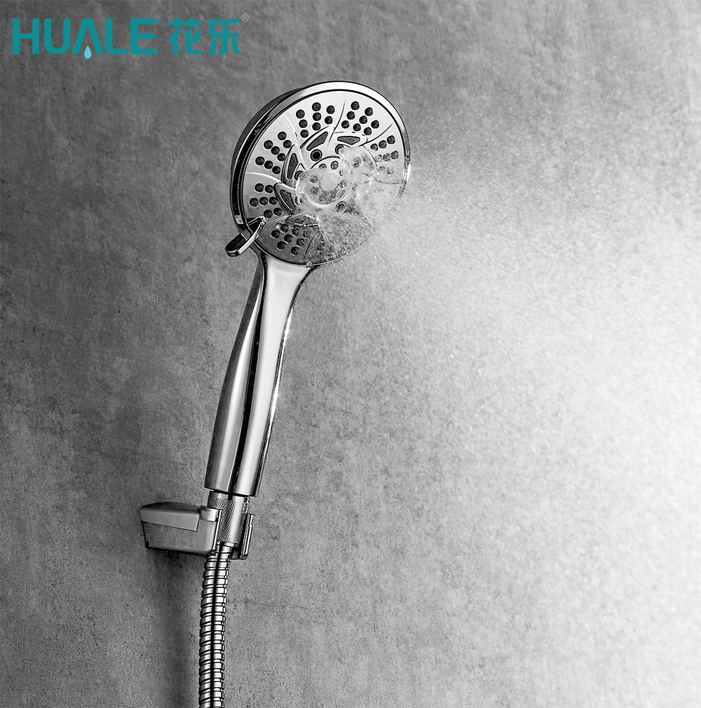 10 function fanshion ABS chromed handheld shower head