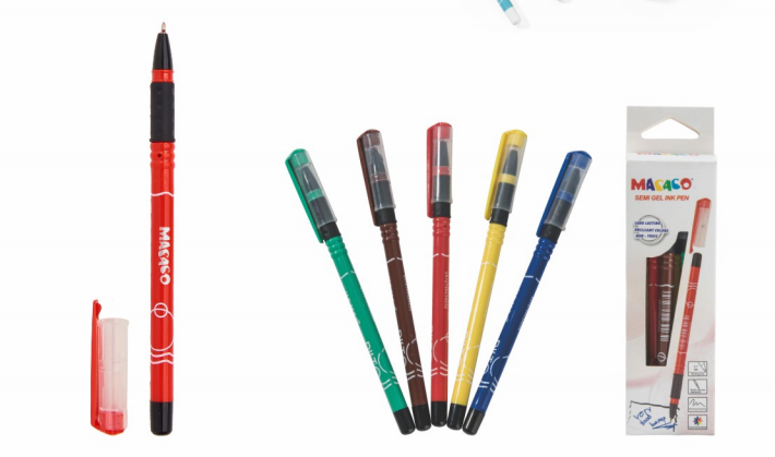 semi gel pens 908