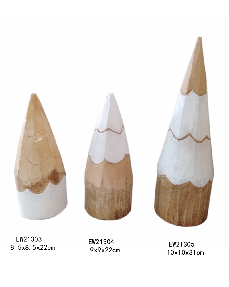 wooden christmas tree