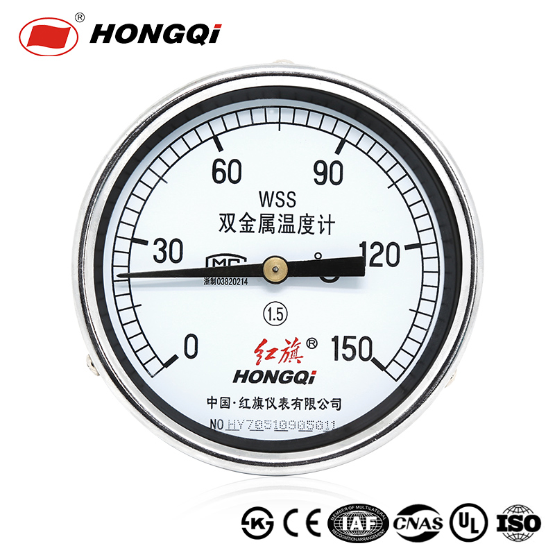 Hongqi shock resistence bi-metal thermometer