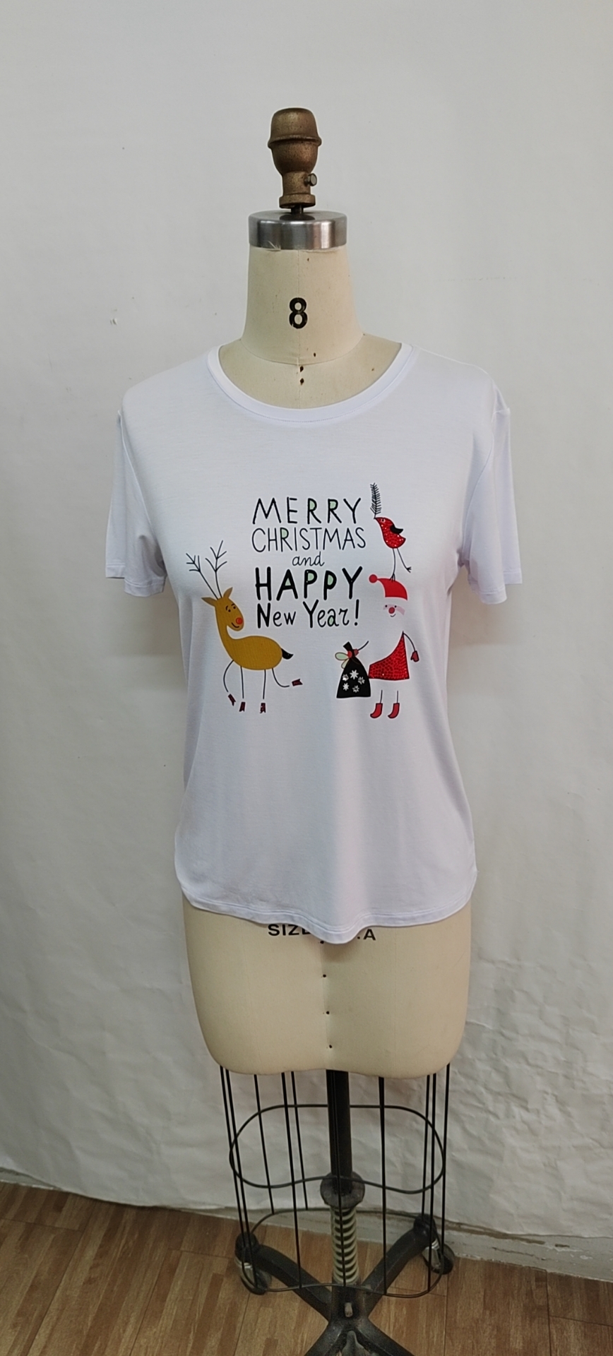 Ladies' 95%cotton 5%spandex Knitted Pullover