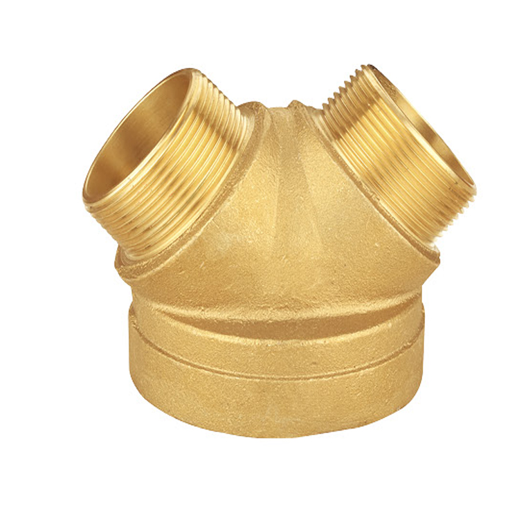 Slion New Y type SIAMESE valve " made by brass