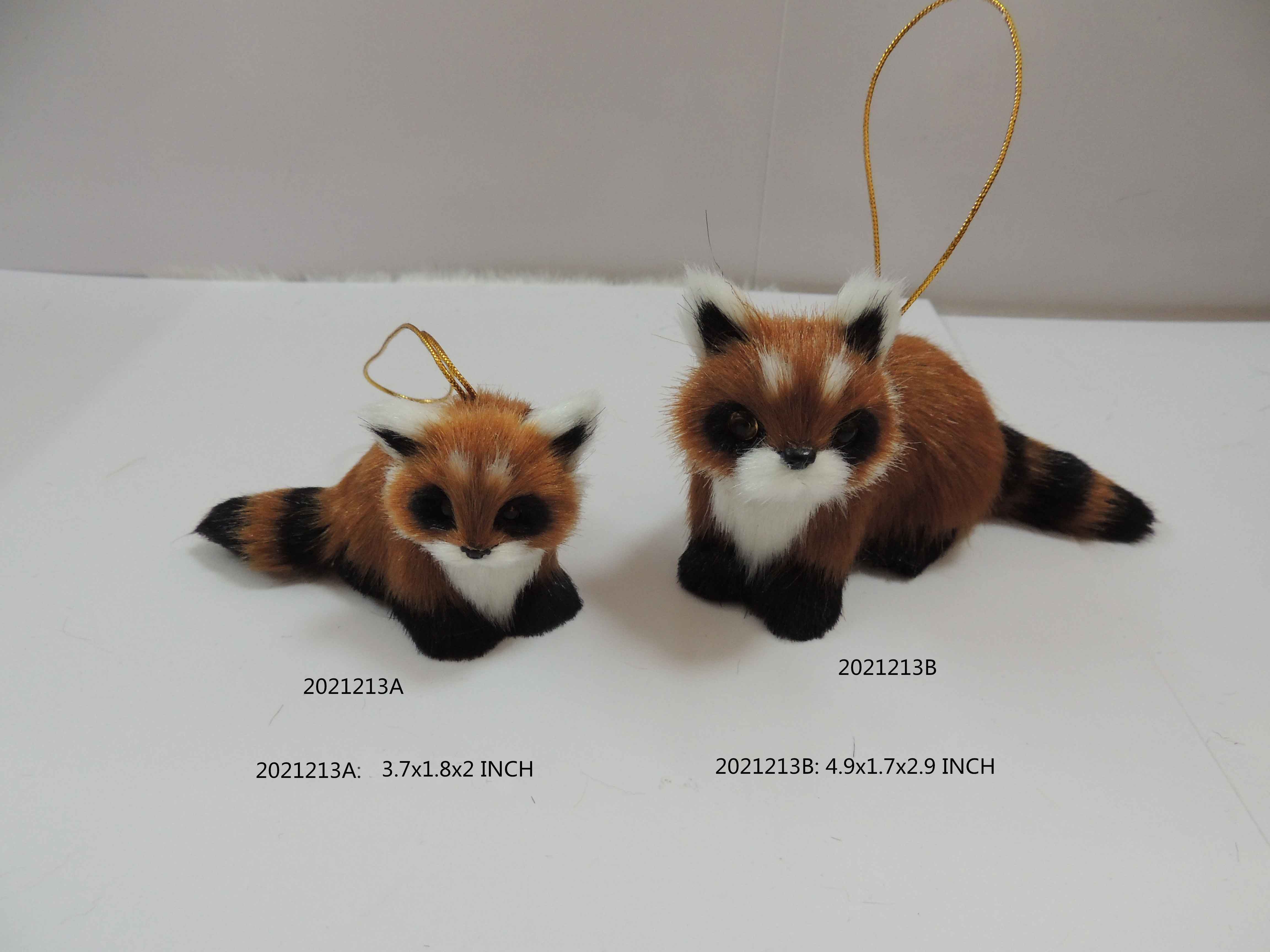 Fake fur racoon