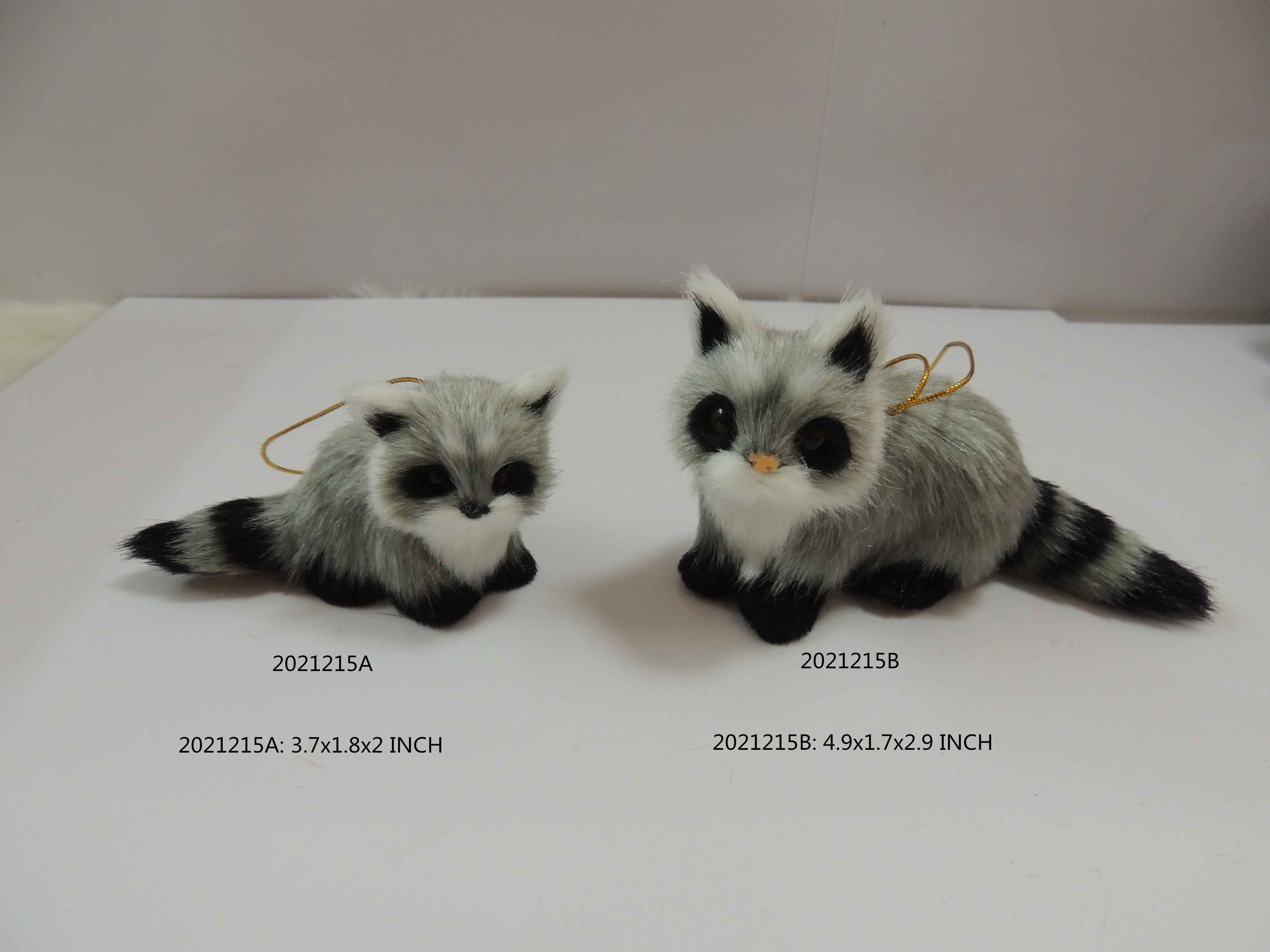 Fake fur racoon