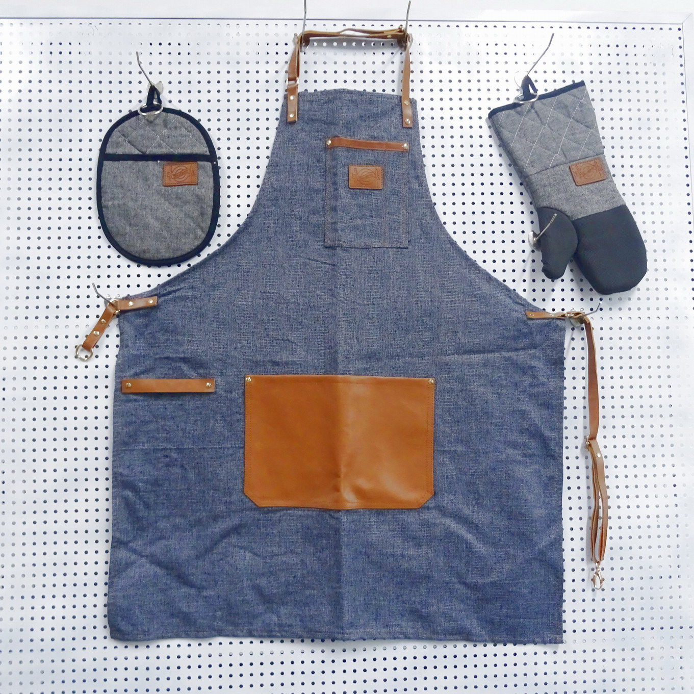 ‘’BBQ apron/work apron/Denim apron/jeans apron mutliuse apron