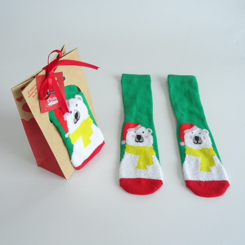 Christmas socks with gift bags