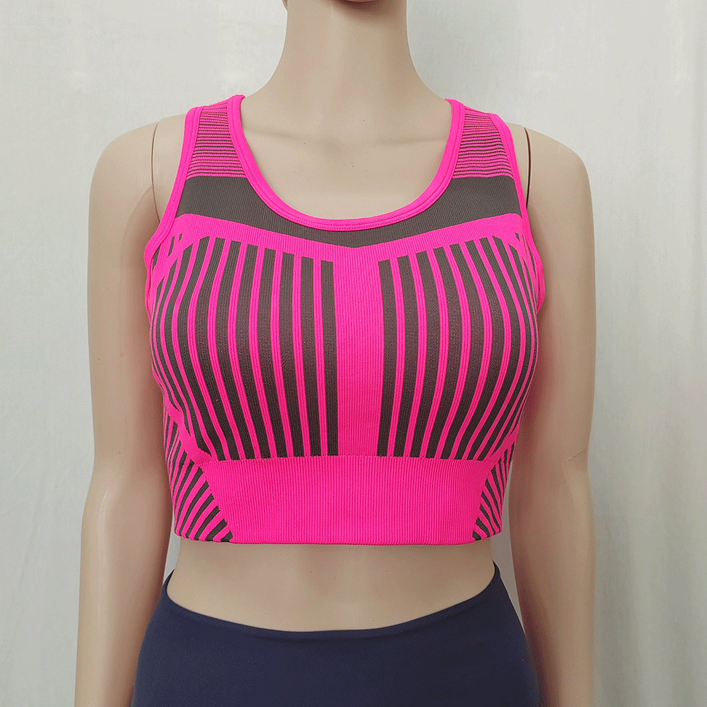 Ladys Yoga Bra Vest With Nylon And Spandex
