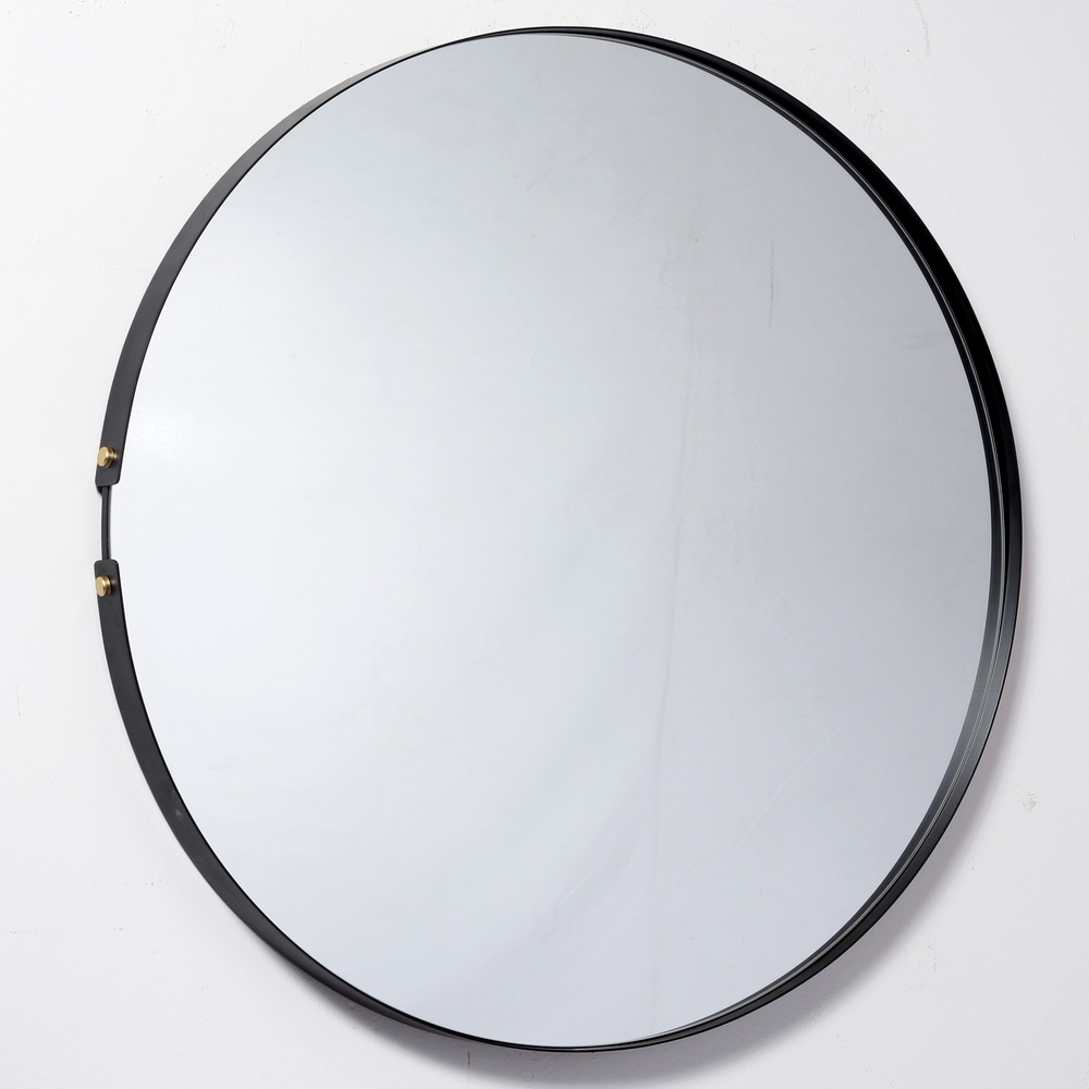 Metal framed mirror