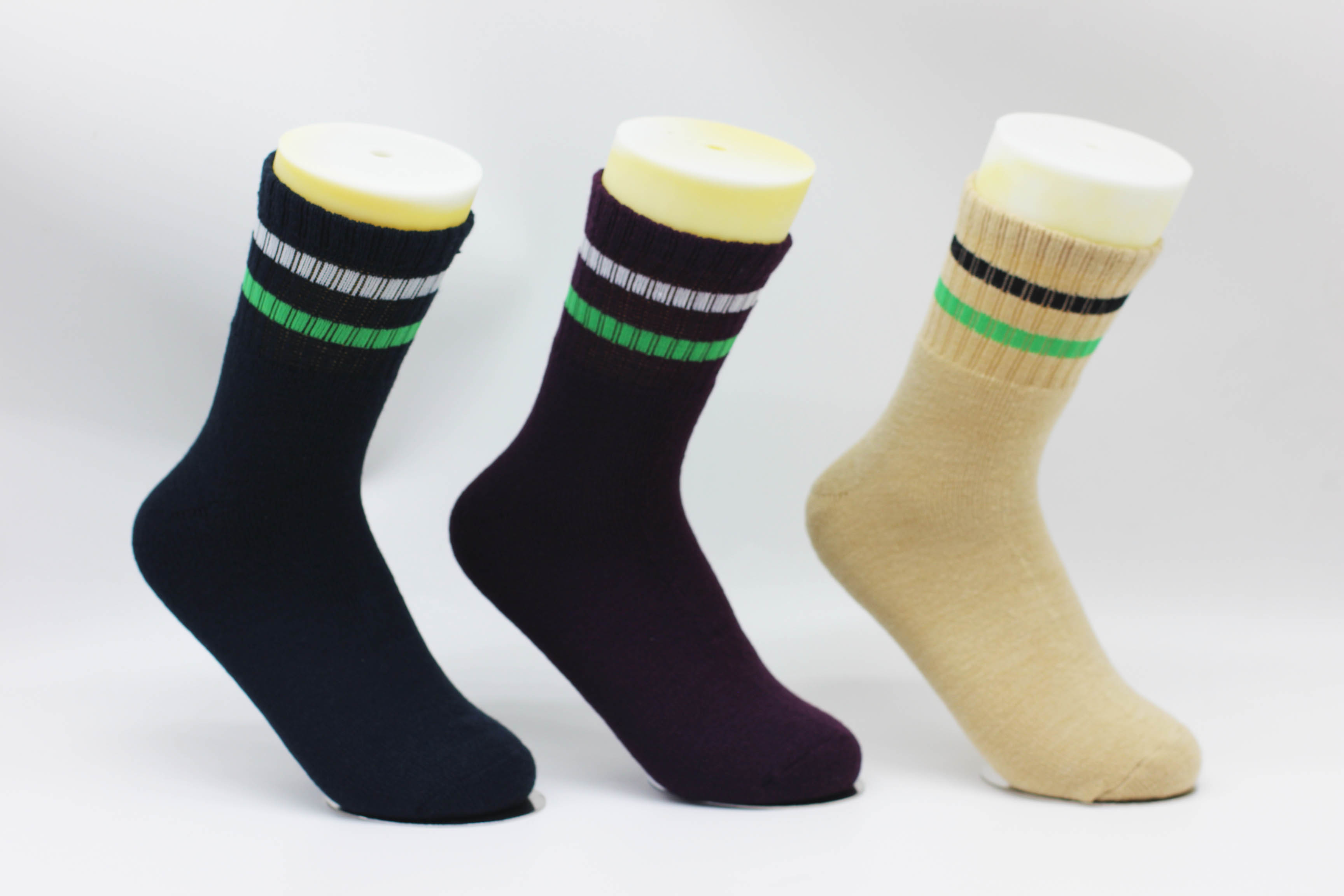 Mens winter terry cerw cotton socks