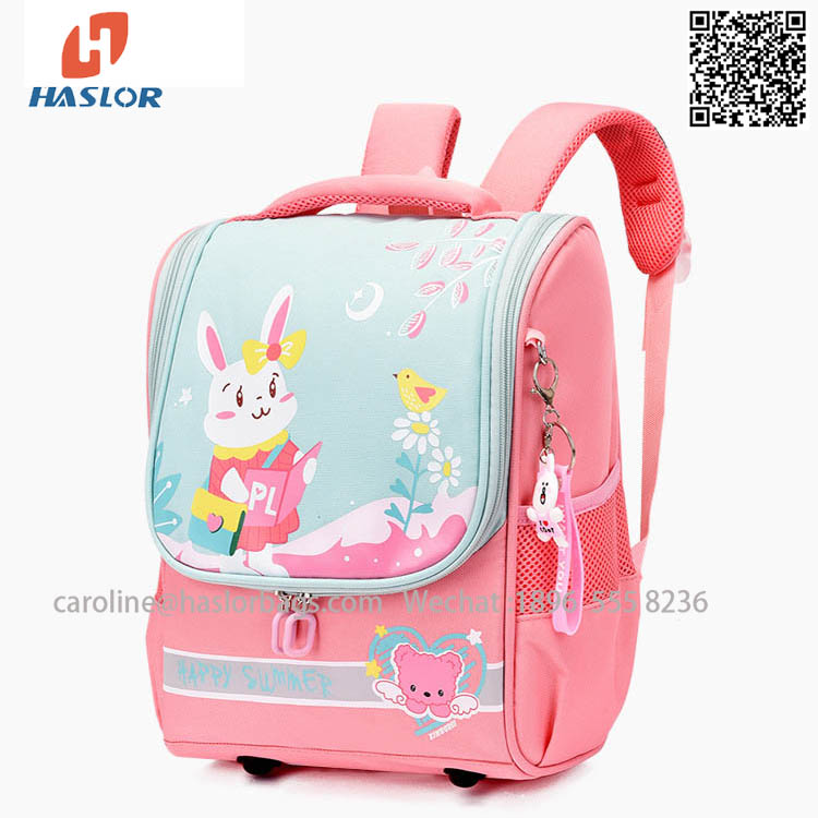Children's cartoon boys and girls Korean version of kindergarten schoolbag characters for wholesale