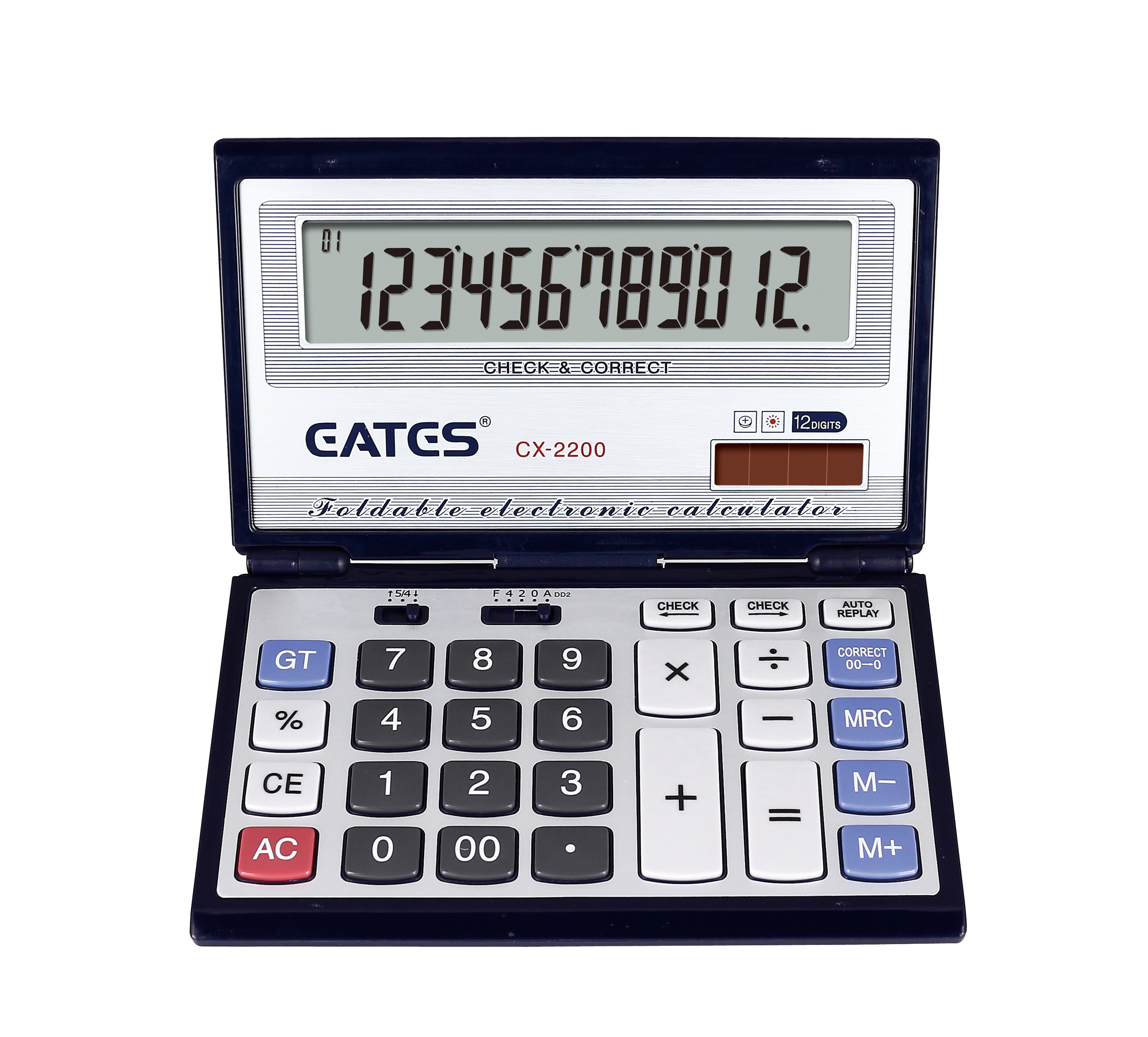 Wholesale Basic Foldable Check and Correct Calculator 12 Digits