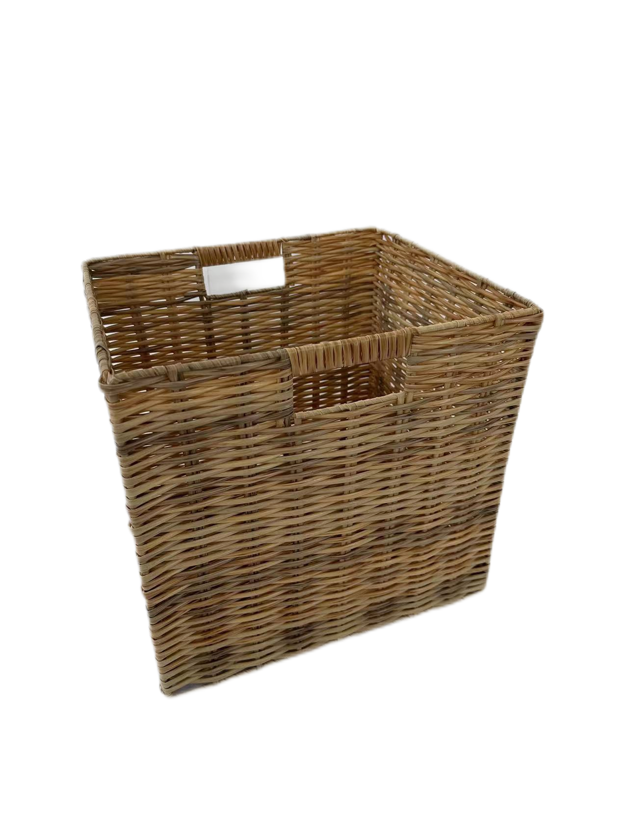 Folding storage basket