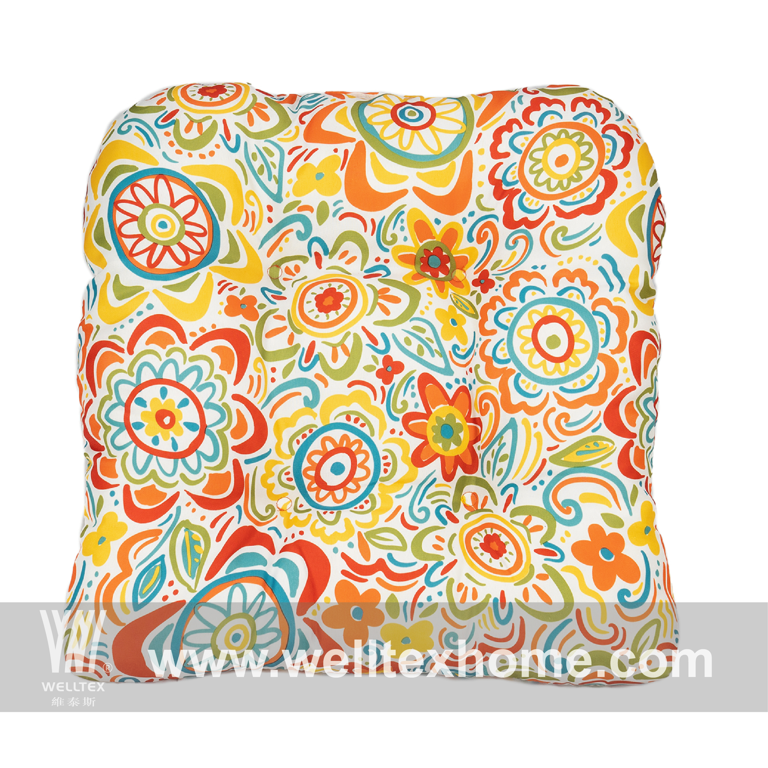 Printed Seat Cushion 45x45cm