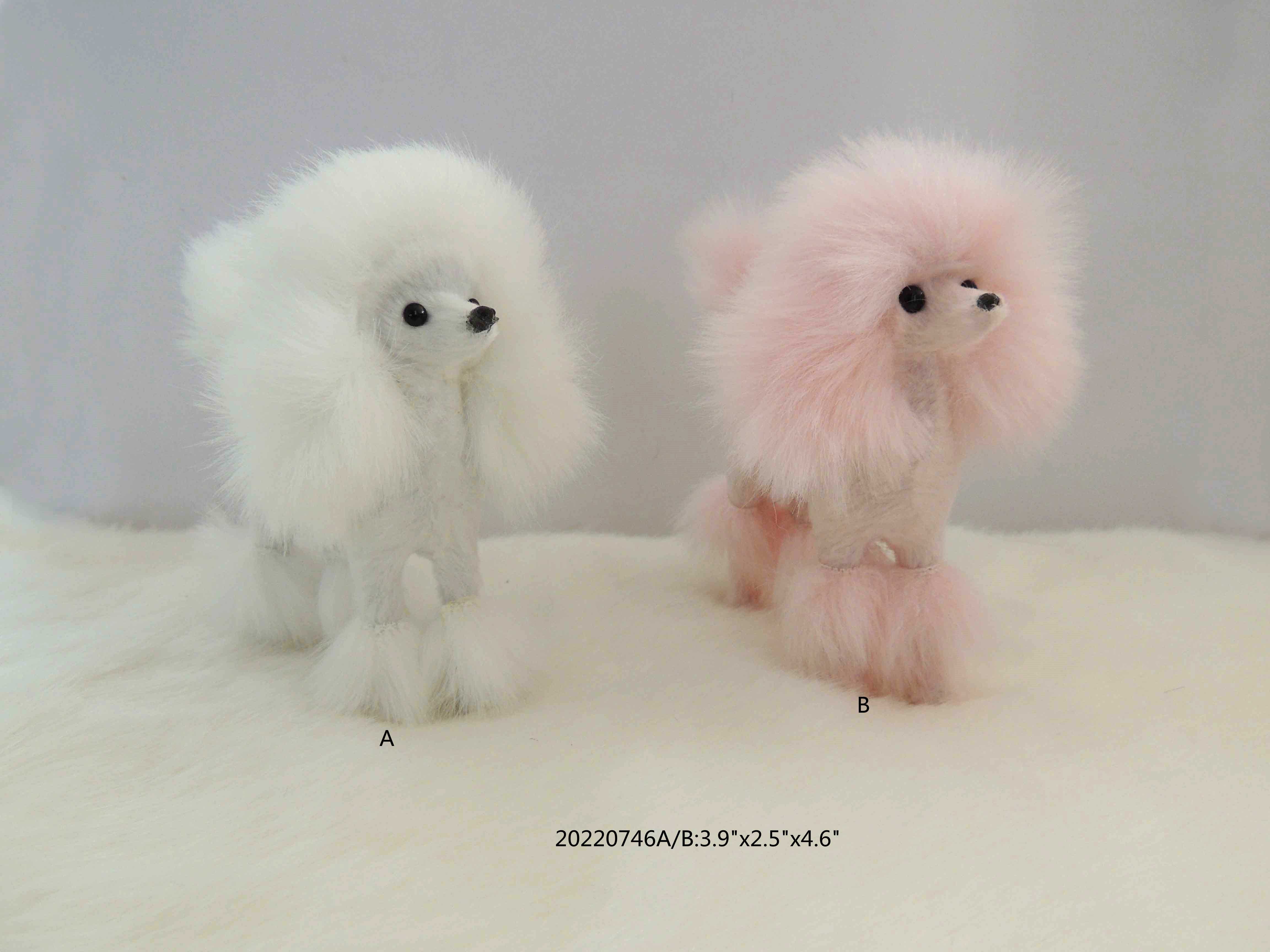 Fake fur poodle