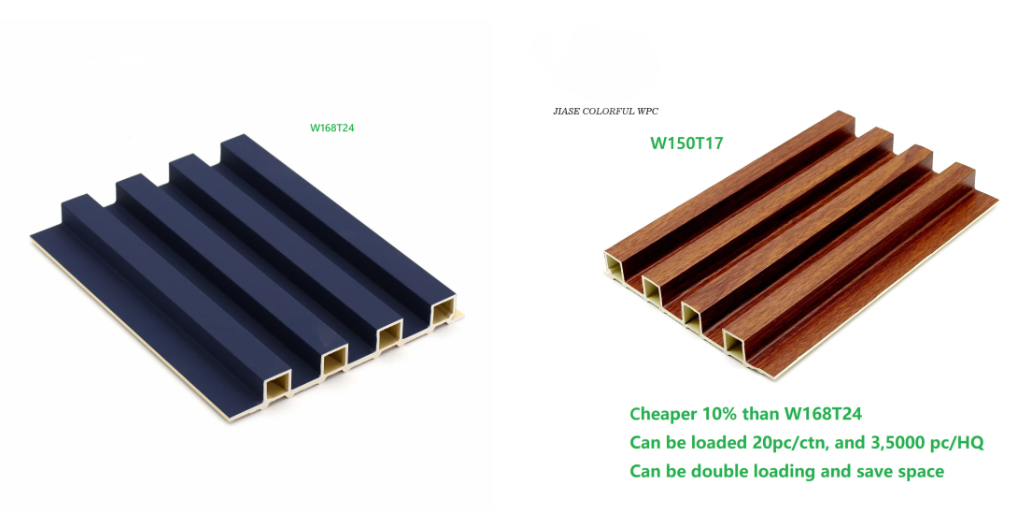 Interior Home Wall Decoration 3D Great Wall Laminated Louver WPC Materials Wall Panel for Waterproof
