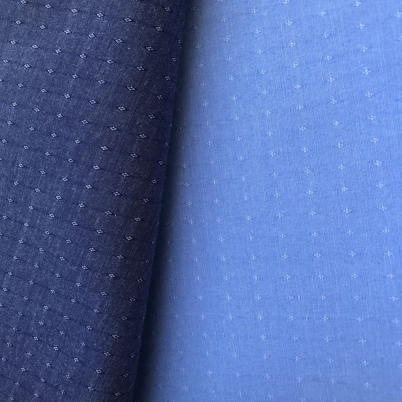 T/C yarn dyed chambray dobby