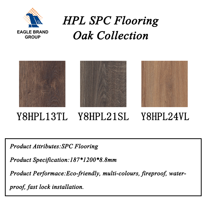 HPL SPC Flooring - Oak Collection
