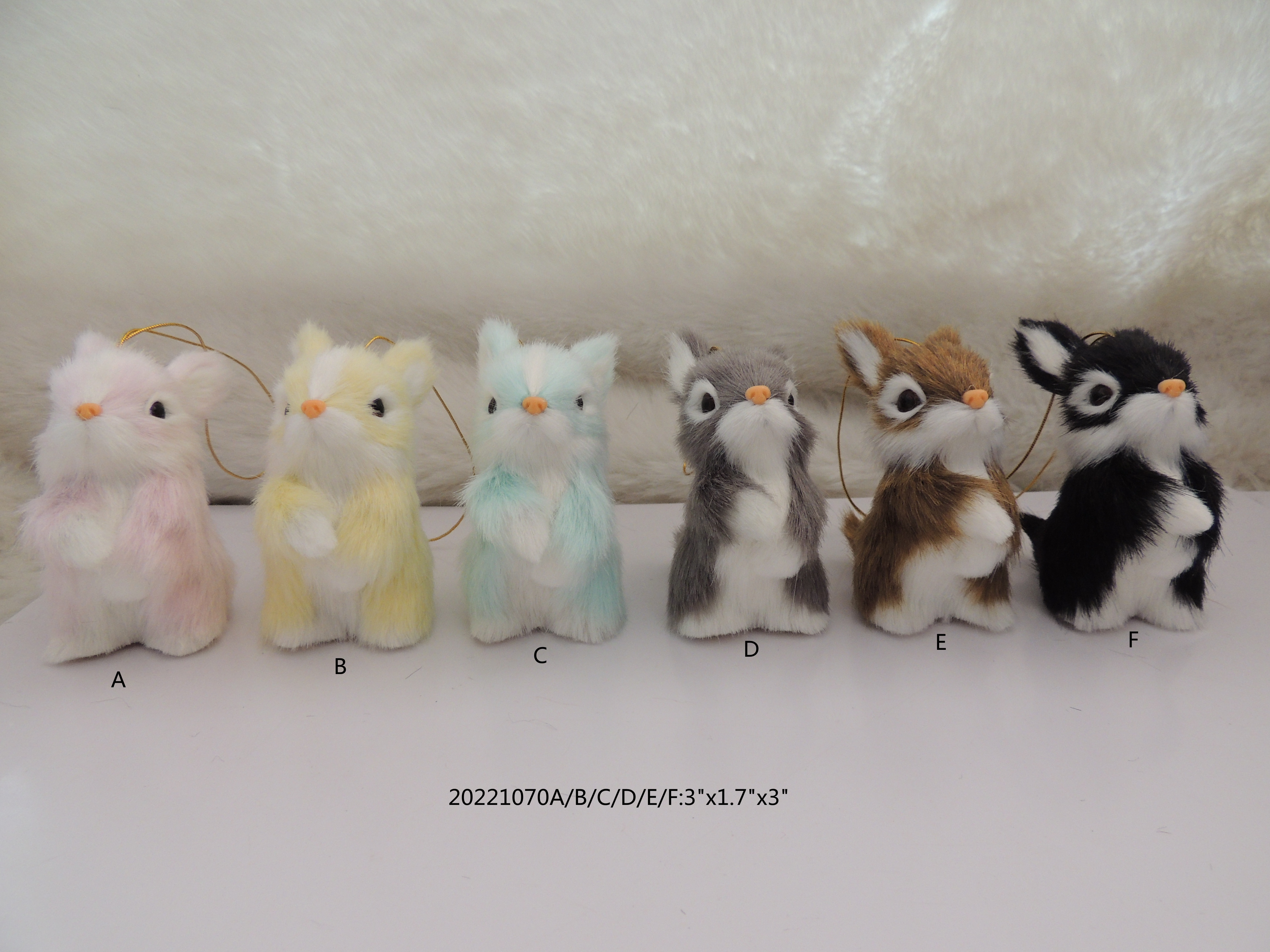 Fake fur rabbit