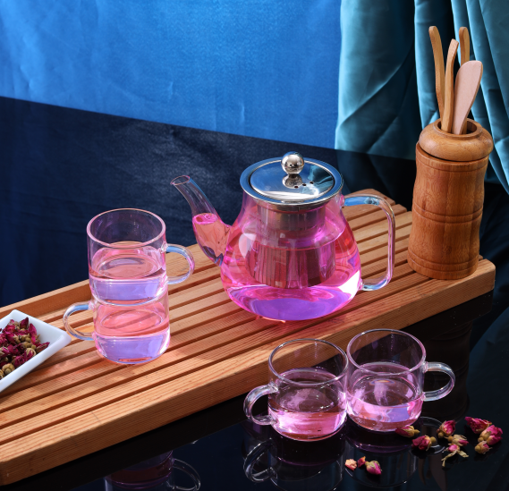 High Borosilicate Glass Tea Cup Set