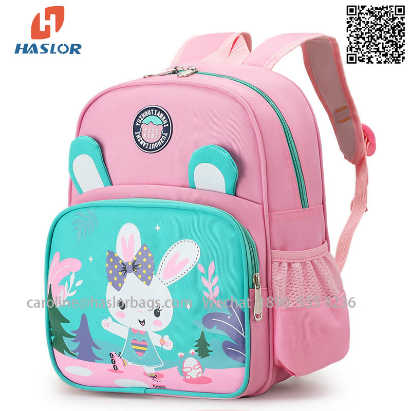 2022 fashion new cartoon rabbit dinosaur kindergarten bag fashion cute large capacity leisure bag
