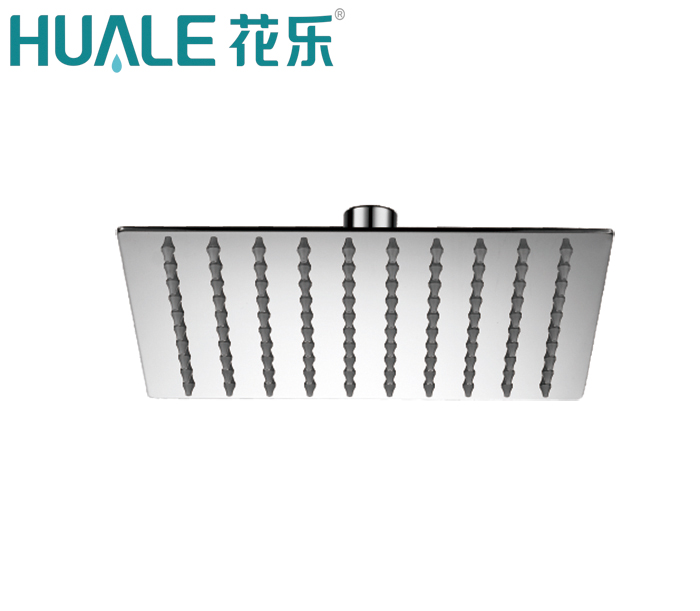 8” square stainless steel 304 rainfall shower head