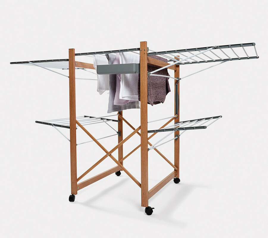 Foldable dryer rack