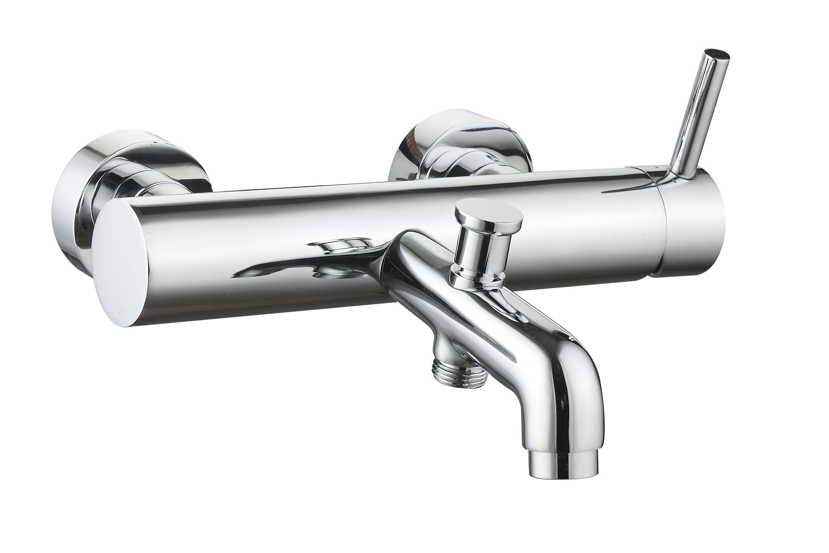 Slion bath mixers with spout