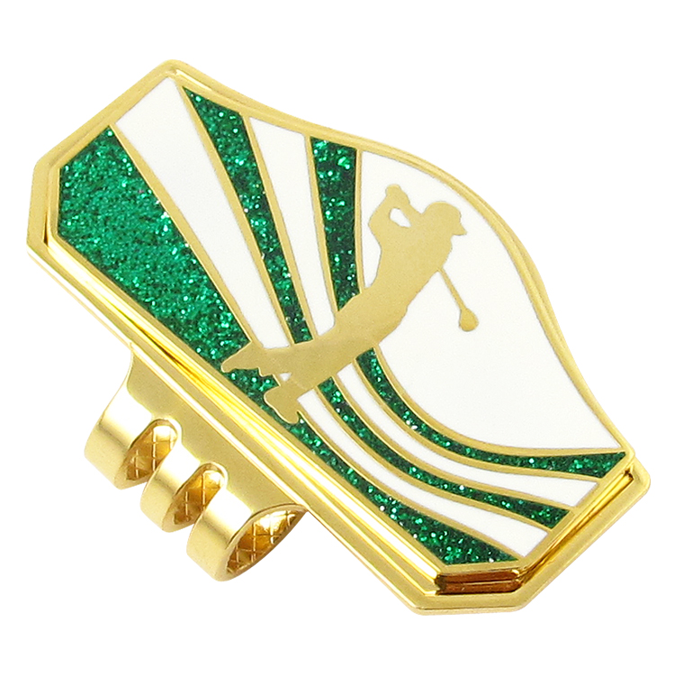 Golf Ball Marker Metal Enamel Cap Hat Golf Clip Supplier