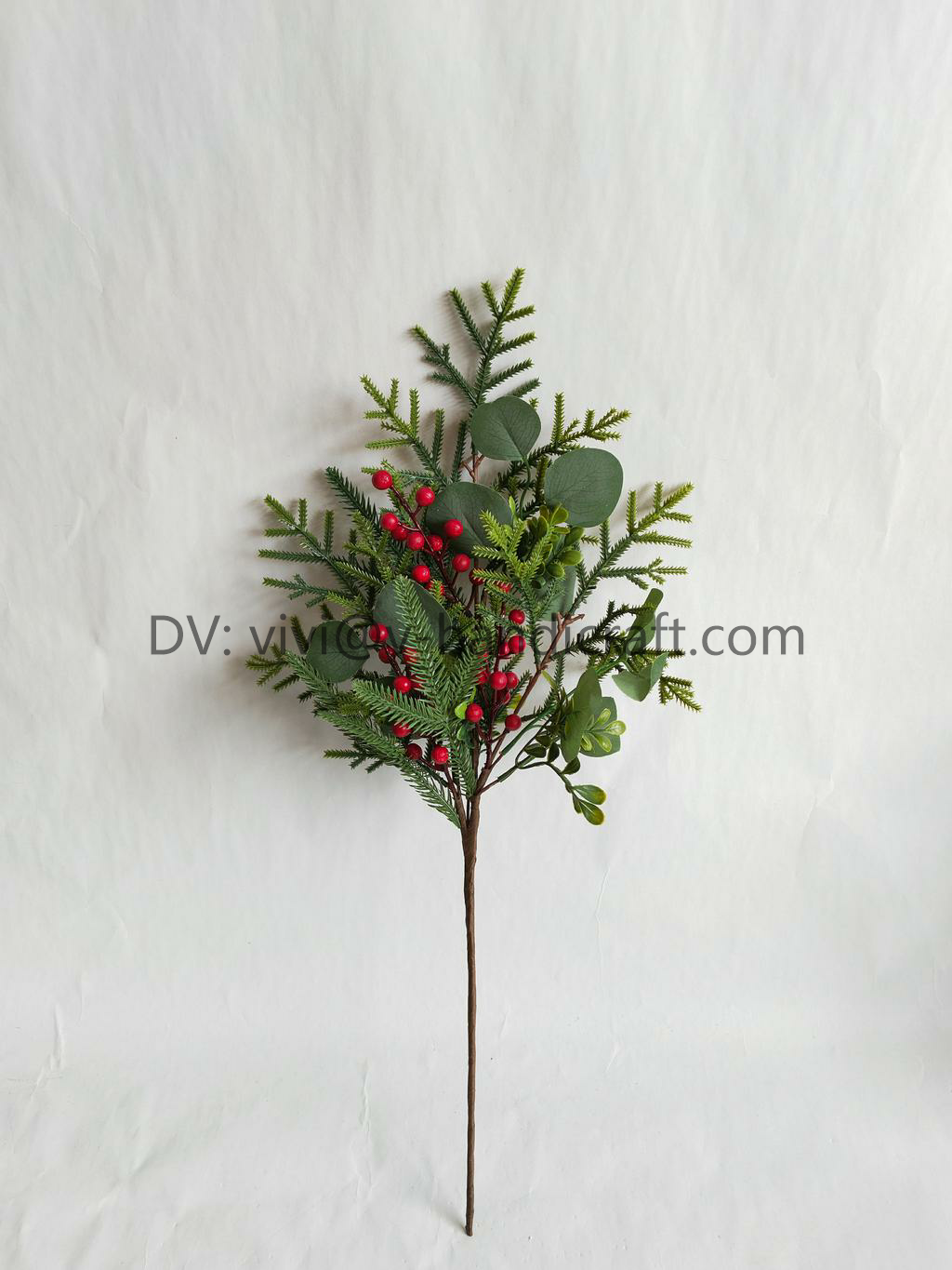 22S New Design Hot Sales Christmas Stem, red berry