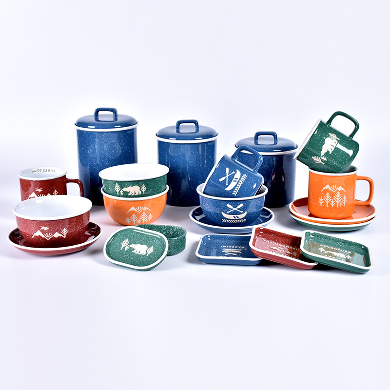 Amazon River town lodge Ceramic Dinnerware Set