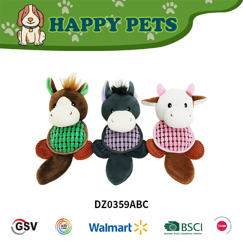 Pet toy Horse Cow GTST PLUSH TOY（DZ0359ABC）