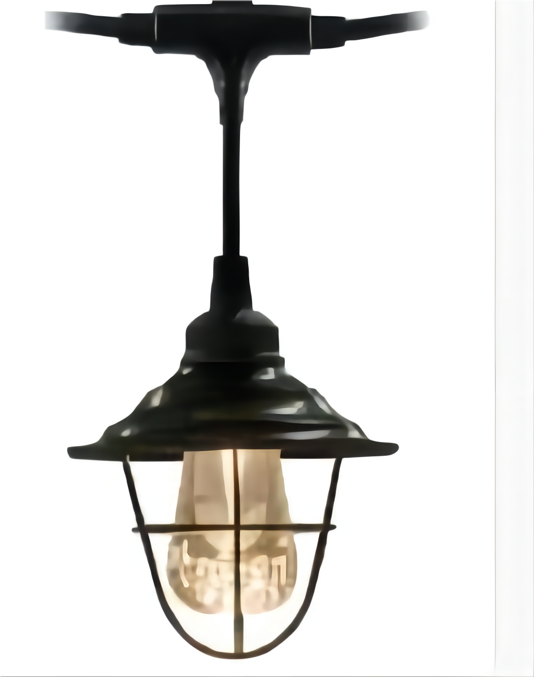 IVY 24FT black lampshade+iron arts