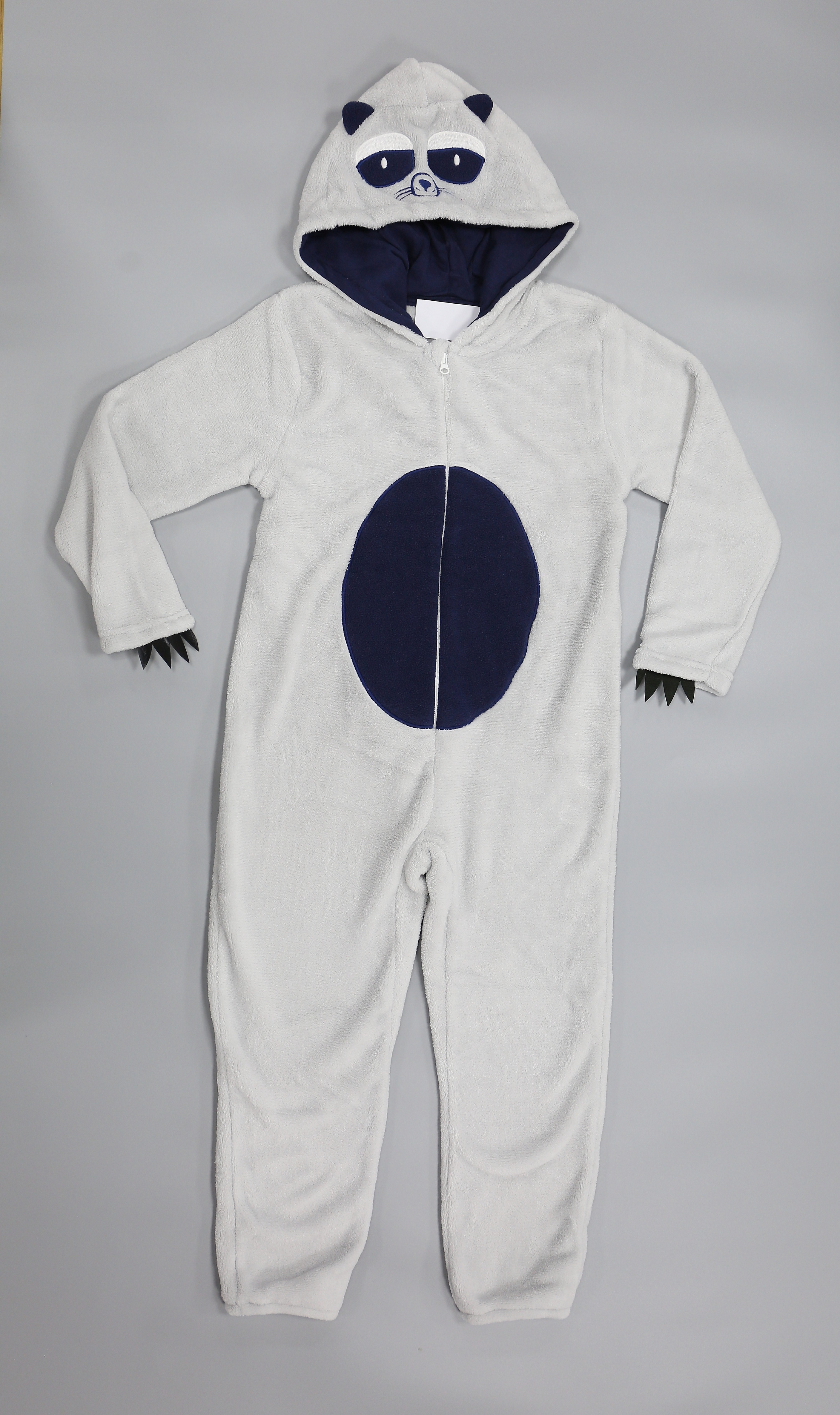Kids Coral Fleece Babygrow Jumper with hat